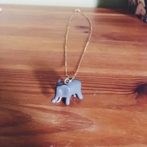 JCREW Elephant Necklace
